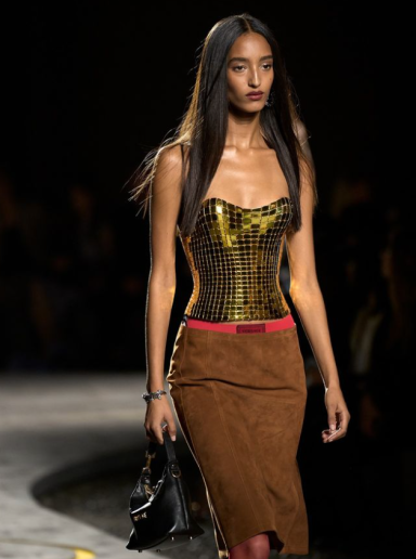 Versace’s Milan Fashion Week Show Celebrates Rebellion and Individuality for Spring-Summer 2025.