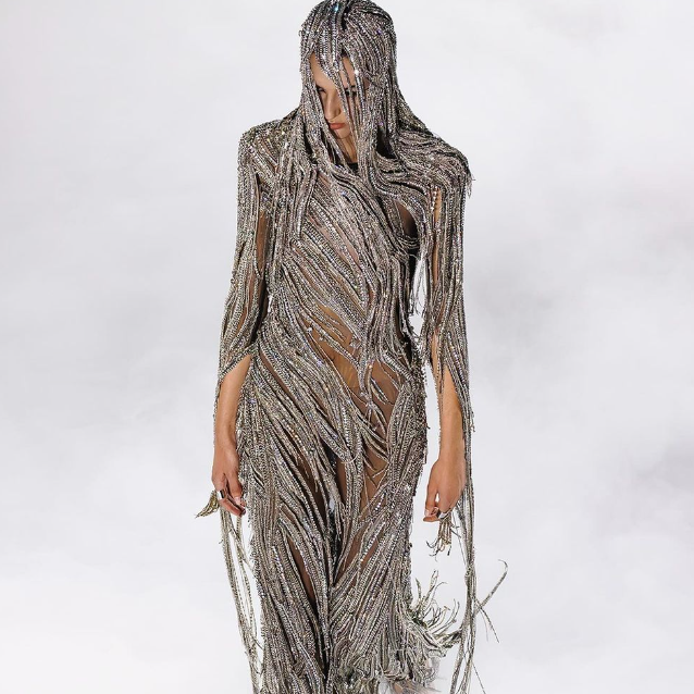 Seán McGirr's Vision Soars in Alexander McQueen SS25 with Ethereal Banshee Inspiration