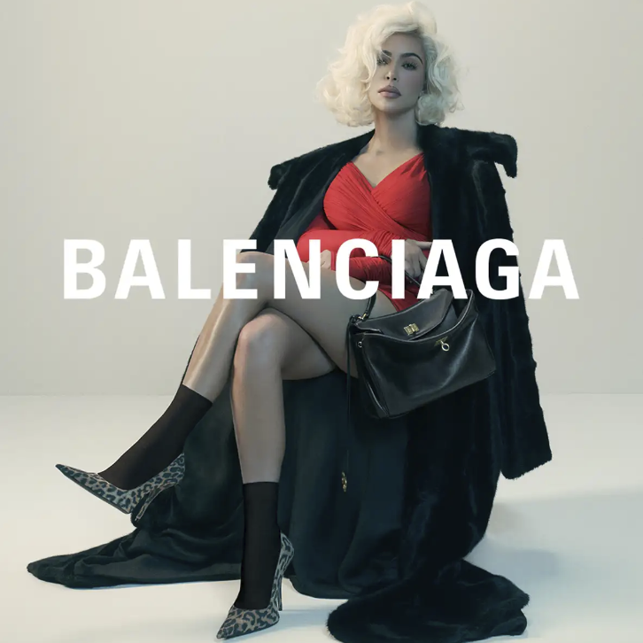 Balenciaga Unveils Timeless Elegance: Huppert, Kardashian, and Watts Star with Rodeo Bag