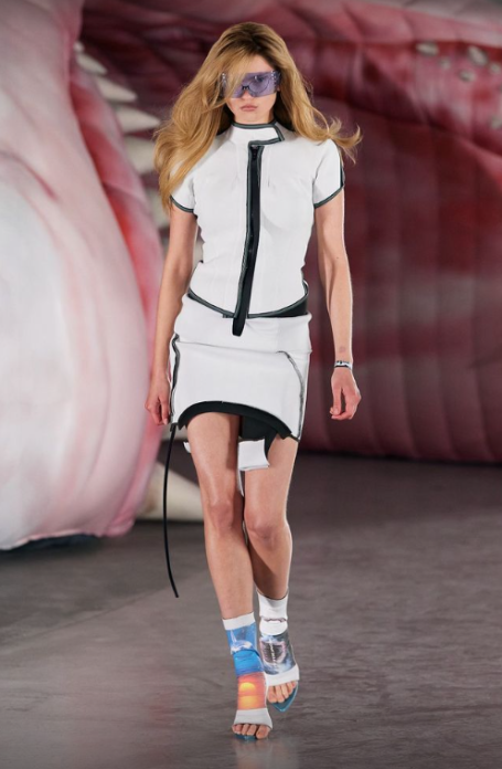 Ottolinger's Spring/Summer 2025 collection, designed by Christa Bösch and Cosima Gadient, made a bold and memorable statement at Paris Fashi